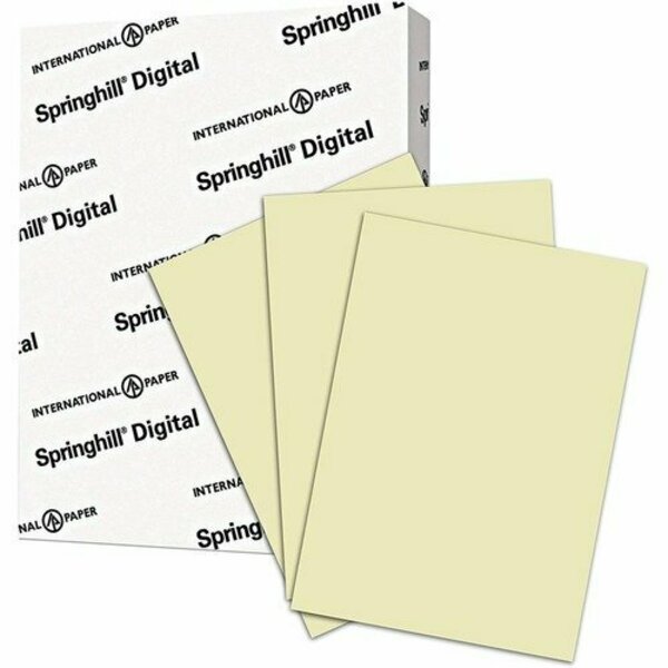 International Paper Springhill 056100, DIGITAL INDEX COLOR CARD STOCK, 90LB, 8.5 X 11, IVORY, 250 SGH056100